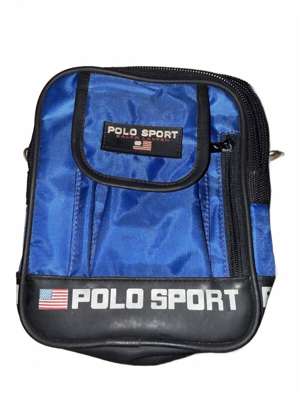 Vintage Y2K Ralph Lauren Polo Sport Blue Small Crossbody Bag
